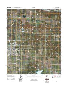 Quanah East 2012 topographic map thumbnail