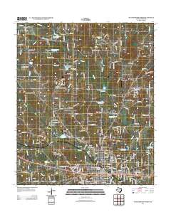 Weatherford North 2012 topographic map thumbnail