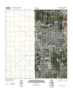 Eagle Pass West 2012 topographic map thumbnail