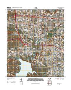 Benbrook 2012 topographic map thumbnail