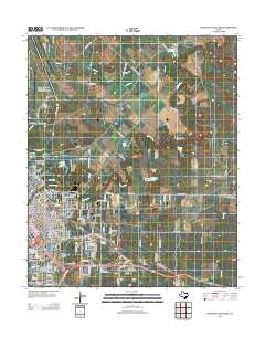 Wichita Falls East 2013 topographic map thumbnail