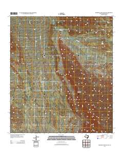Mariscal Mountain 2012 topographic map thumbnail