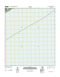 Galveston OE S 2013 topographic map thumbnail