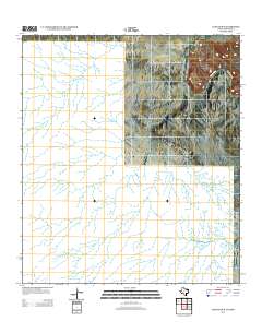 Lajitas OE S 2012 topographic map thumbnail