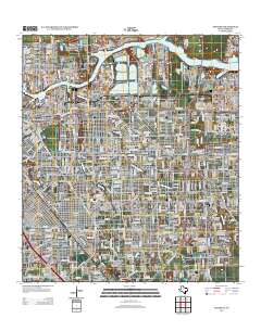 Pasadena 2013 topographic map thumbnail