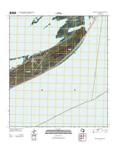 Pass Cavallo SW 2013 topographic map thumbnail