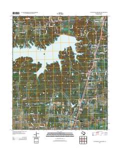 Pat Mayse Lake East 2013 topographic map thumbnail