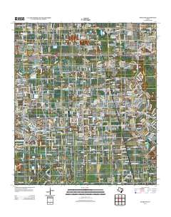 Pearland 2013 topographic map thumbnail