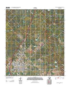Pearsall North 2013 topographic map thumbnail