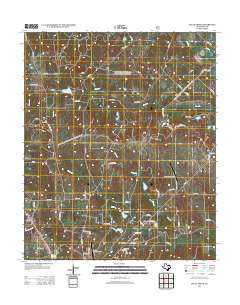 Pecan Creek 2013 topographic map thumbnail