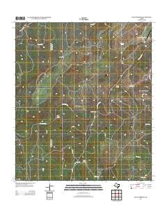 Pecan Springs 2012 topographic map thumbnail