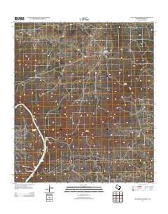 Pecos High Bridge 2013 topographic map thumbnail
