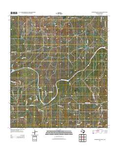 Pedernales Falls 2012 topographic map thumbnail