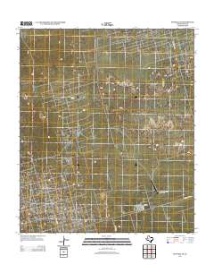 Penwell SE 2012 topographic map thumbnail