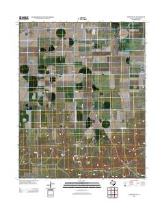 Perryton SE 2012 topographic map thumbnail