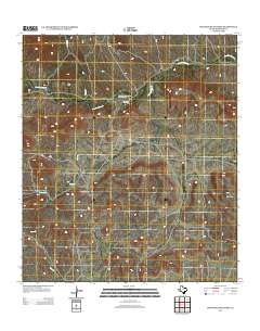 Pine Mountain West 2013 topographic map thumbnail