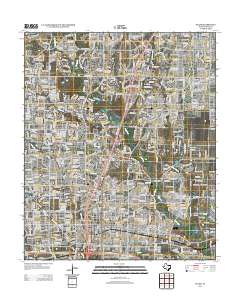 Plano 2013 topographic map thumbnail