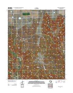 Pony Flats 2012 topographic map thumbnail