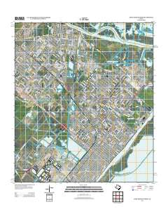 Port Arthur North 2013 topographic map thumbnail