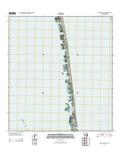 Port Isabel NW 2013 topographic map thumbnail
