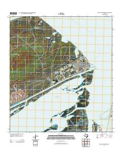 Port O'Connor 2013 topographic map thumbnail