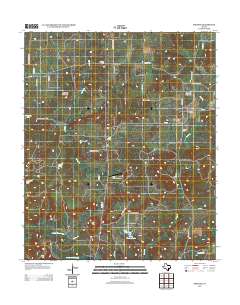 Postoak 2012 topographic map thumbnail