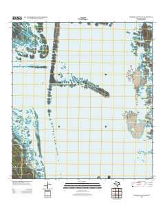 Potrero Lopeno SW 2013 topographic map thumbnail