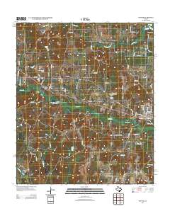 Poynor 2012 topographic map thumbnail