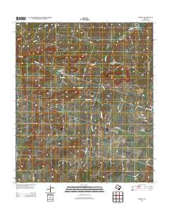 Priddy 2012 topographic map thumbnail