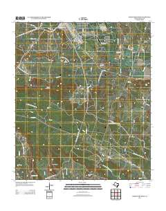 North Fort Hood 2012 topographic map thumbnail