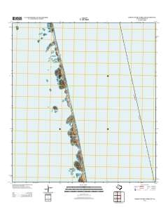 North of Port Isabel SW 2013 topographic map thumbnail