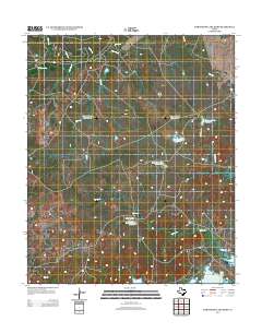 Northwest Lake Kemp 2013 topographic map thumbnail