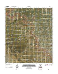 Notrees 2012 topographic map thumbnail