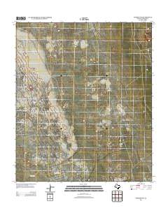 Notrees NW 2012 topographic map thumbnail