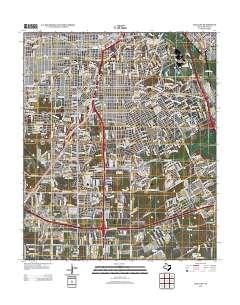 Oak Cliff 2012 topographic map thumbnail