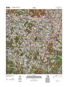 Oak Hill 2013 topographic map thumbnail