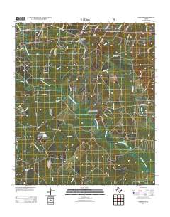 Oakhurst 2013 topographic map thumbnail