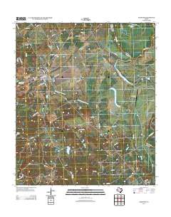 Oakwood 2013 topographic map thumbnail