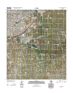 Odessa SE 2012 topographic map thumbnail