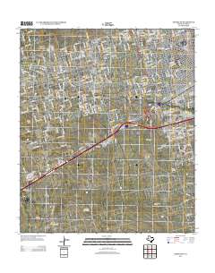 Odessa SW 2012 topographic map thumbnail