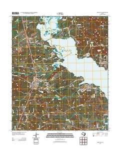 Ore City 2013 topographic map thumbnail
