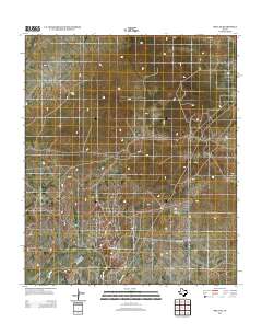 Orla NE 2012 topographic map thumbnail