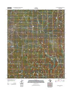 Ox Yoke Creek 2012 topographic map thumbnail