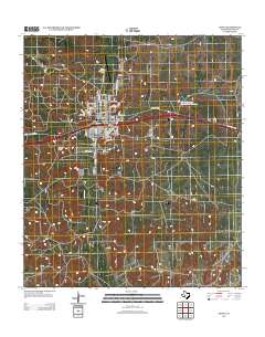 Ozona 2012 topographic map thumbnail