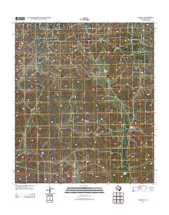Ozona SE 2012 topographic map thumbnail