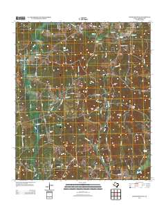 Pryor Mountain 2013 topographic map thumbnail