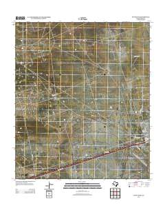 Pyote West 2012 topographic map thumbnail