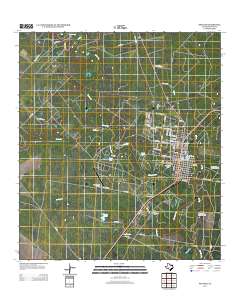 Refugio 2013 topographic map thumbnail