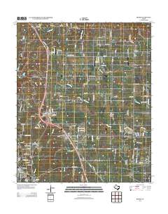 Rhome 2013 topographic map thumbnail