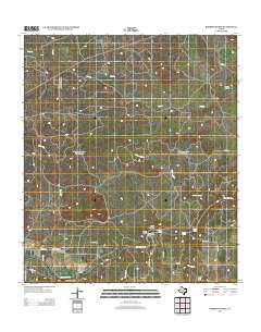 Robbers Roost 2012 topographic map thumbnail
